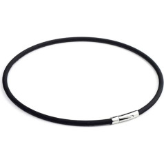 Lola & Gala Leather Necklace for Men and Women - Genuine Smooth Leather - Stainless Steel Clasp, Easy and Secure Stainless Steel Fastening
