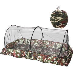 Dranng Outdoor Camping Net Tent, Multifunctional Mesh Net Tents with Carry Bag, Compact and Lightweight Tent Net, Portable Travel Anti-Mosquito Foldable Tent for Bed, Patios, Camping Travel