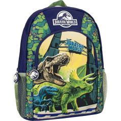 Jurassic World Children's Backpack Dinosaur Blue, blue, Kids Backpack