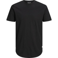 JACK & JONES JJENOA Men's Basic T-Shirt Plus Size Crew Neck Short Sleeve Shirt Plus Sizes Short Sleeve