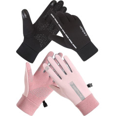 DKDDSSS Children's Winter Gloves, Warm Winter Gloves, Thermal Running Gloves, Cycling Gloves, Riding Gloves, Children, for 12-15 Years, Child, Young Girl, Outdoor, Camping, Hiking, Running