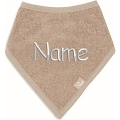Personalised Baby Bandana Terry Cotton Embroidered with Name One Size