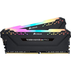 CORSAIR VENGEANCE RGB PRO 32GB (2x16GB) DDR4 3200(PC4-25600)C16 PC Memory - Black