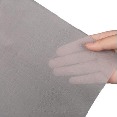 SXEVZOO Edelstahl-Drahtgeflecht 200 Mesh Wire Mesh Woven Filtertuch Schneidbar Edelstahl Maschenfilterblatt Für Filtration Staubentfernung Und Trennung(1x4m)