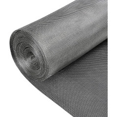 COYOUCO 304 Edelstahlgewebe, 60-120Mesh 1X1m Metallgittersieb, gewebtes feines Drahtgeflecht für Filtergewebe, Filtertuch und DIY-Projekt,100Mesh*0.1mm