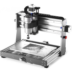 Genmitsu Upgrade CNC Milling Machine 3020-PRO MAX V2 for Metal Carving and More, GRBL Offline Controller, with Limit Switches and Emergency Stop, XYZ Effective Working Area 300 x 205 x 78 mm