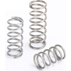 Compression Springs, Tension Springs, 304 Stainless Steel, 10 Pieces, Wire Diameter 1.5mm Y Compression Spring, SUS Compression Spring, Accessory Tools DIY (Length 50mm, Outer Diameter 16mm)