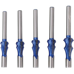 5 PCs Muster Flush Trim Router Bit eingestellt, nach oben geschnittenes Bit -Set für Flush Trim -Trim -Router, Holzbearbeitungs -Mahlen -Cutter -Werkzeug, 1/4 Zoll Shank, für