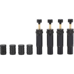 4PCS Automatische Luftablüftungsventil -Set, robuste Aluminiumlegierungskonstruktion, zeitliche Speichern des automatischen Entwurfs, kompakt und tragbar für das einfache Tragen,