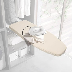 Folding Ironing Board 180° Rotation Extendable Folding Ironing Board Cabinet Space Saving Folding Ironing Board Drawer Folding Ironing Board for Home Wardrobe and Laundry Room