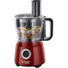 Russell Hobbs 24730-56 Desire Food Processor, 2 Speed Levels, Pulse/Ice Crush Function, Red/Black