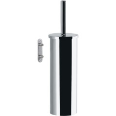 GEDY Taipei Toilet Brush Stainless Steel Glossy 37.7 x 9.1 x 10 cm and Weight 0.394 kg