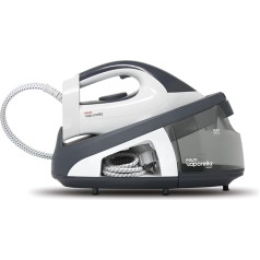 Polti Vaporella Simply VS10.10 Steam Iron Station with Removable 1.5 Litre Water Tank, Max. Pump 6.5 Bar, Eco Function, White/Grey