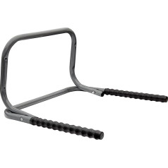 ARREGUI A-1068006G Folding 2 Bike Wall Mount Metal Stand for Wall Bicycle Rack Heavy Duty Steel Grey