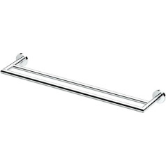 Gatco 4634 Glam Double Towel Rail Chrome 24