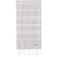 Turkish Towel - 100 x 180 cm Turkish Hammam Peshtemal Towel - Super Absorbent, Quick Drying, Sand Free, Lightweight, Compact Towels for Swimming, Bath, Gym