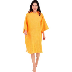 ALLEN & MATE Hooded Towel Poncho for Adults, Terry Cotton Changing Robe for Beach, Swimming, Surfing, Bathing, Watersports, Indoor & Outdoor Activities