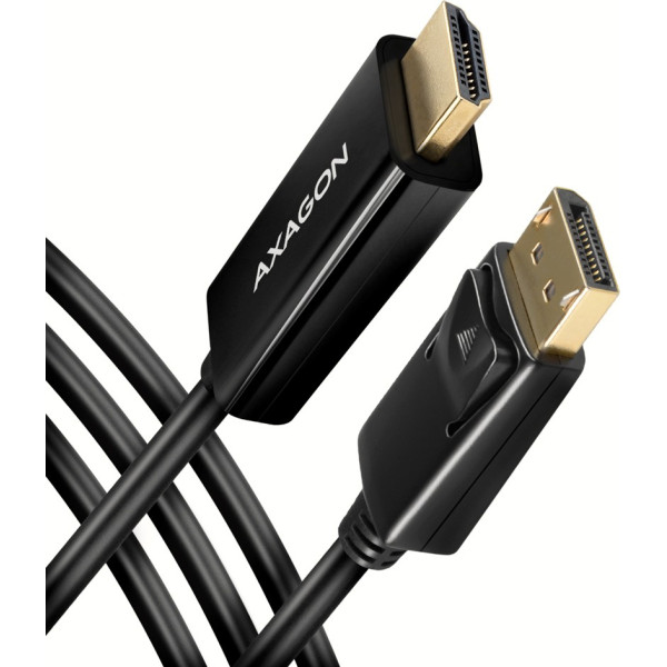 Axagon Rvd-hi14c2 aktīvs displayport -> hdmi 1.4 adapteris, 1,8 m kabelis, 4k/30hz