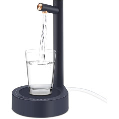 Automatic Water Dispenser, Electric Desktop Water Bottle Dispenser, USB Water Dispenser, 7 Levels Quantitative Automatic Water Dispenser, Portable Water Bottles Pump for Home, Camping (Blue)