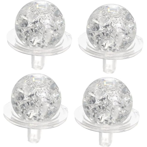 4 Sets of Accessories for Fountain Balls Water Fountain Boxwood Swimming Pool Bowl Water Fountain Outdoor Water Pump for Water Feature Ball Indoor Fountain Bubble Glass Transparent