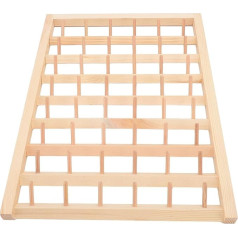 BAFOVY 48 Spools Wooden Thread Stand Wall Mounted Large Sewing Thread Holder Organiser for Quilting, Embroidery, Sewing, Pine Material