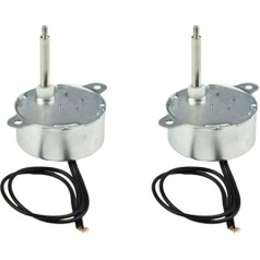 2 x Small Synchronous Motor TYC40 12V 5RPM AC Wave 35 mm for Christmas Tree Desktop Christmas Tree Decorative Colourful Lights LED Light School Project