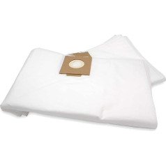 vhbw 10x Vacuum Cleaner Bags Compatible with Festo/Festool Cleantec CTL 26 E, CTL 26 E AC, CTL 26 SD E/A, CTL 36 AC, CTL 36 E Vacuum Cleaner - Micro Fleece