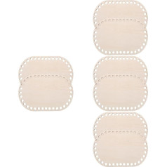4 Sätze Handtaschenböden Schlanker Wäschekorb Gewobener Korb Heimwerken Stoff Korb Unten Liner Deckenkorb Körbe Für Regale Faltbar Zusammenklappbar Holz 2 Stück * 4