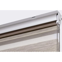 Estoralis Margaery Double Roller Blind with Decorative Cassette 120 x 250 cm Beige