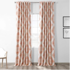 HPD Half Price Drapes BOCH-KC27-96 Blackout Curtain (1 Panel) 50 x 96 cm Henna
