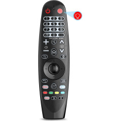 Universal Remote Control with Button Lighting Compatible with LG TV, Replacement Remote Control Compatible with All LG Smart TVs with Netflix and Movies Shortcut Keys (No Voice and Pointer Function)