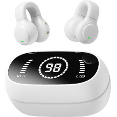 Open Ear Headphones Bluetooth Wireless Air Bone Conduction Headphones Ear Clip Bone Sound Sports Headphones Air Bone Conduction Headphones Wireless Ear Clip Headsets Clip On Bone Headphones