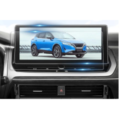 Nissan X-Trail T33 Premium Navigation Film, Protective Film for Nissan Qashqai J12 / X-Trail T33 e-Power 2023-2025, 12.3 Inch PET Screen Protector, Scratch-Resistant Screen Protector (Pack of 2