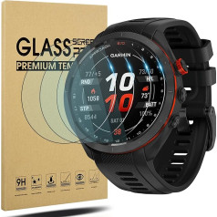 Diruite Pack of 4 Screen Protectors for Garmin Approach S70 47 mm Screen Protector, HD Glass Anti-Scratch Screen Protector for Garmin Approach S70 47 mm Screen Protector [Anti-Oil, 9H Hardness]