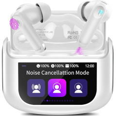 Wireless Earbuds V5.3 Bluetooth Headphones, 48 Hours Playtime, with LED Power Display, Charging Case
