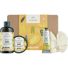 THE BODY SHOP Mango Skincare Set - Vegan Gift Set with Shea Butter, Aloe Vera and Mango Seed Oil, Community Fair Trade for Soft and Silky Skin