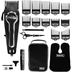 Wahl Hair Trimmer for Men with Self-Sharpening Precision Blades, Elite Pro Head Shaver, Men's Hair Trimmer, Secure Fit Premium Cutting Combs, Professional Hairdressers, Wired