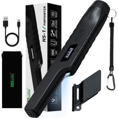 Pinpointer Metal Detector Rechargeable - Pinpointer Waterproof with One Button Fault Elimination, Superhet-Tec Pin Pointer Metal Finder Accessories for Adults and Children