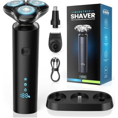 ETROBOT Men's Electric Shaver Wet and Dry Razor with Precision Trimmer