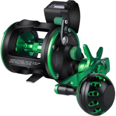 Angelrolle 6+1BB 5,1:1 Hochgeschwindigkeitsverhältnis Vollmetalltrommel Angelrolle Rechts- und Linkshänder max. Zugkraft 25 kg