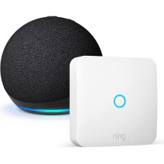 Echo Dot (5. Generation, 2022, Anthrazit) + Ring Intercom von Amazon | Die ideale Kombination für ein smarteres Zuhause