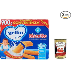 3 x Mellin Biscotto Classico, 900 g + Italian Gourmet Polpa 400 g