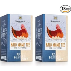 Sonnentor Organic Bald Mami Tea 2 x 21.6 g (2 x 18 Double Chamber Bags) - Organic Herbal Fruit Tea Blend - Tea for Pregnancy and Breastfeeding - AT-BIO-301