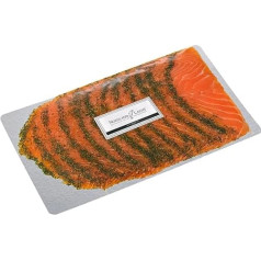 Nordland-Lachs 350 g Gravedsalmon | Ultra Premium Quality from Scotland | Hand Filleted, Smoked with Salt + Herbs, Thin Cut | Top Cold Shipping