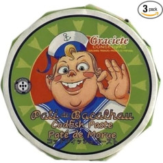 Conservas Graciete Gourmet Cod Paté/Sardine Paste - Pack of 3 (3 x 85 g)