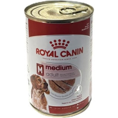 Royal Canin Medium Adult Wet Food, 12 x 410 g, Complete Food for Adult, Medium Dogs from 11 to 25 kg, From 12 Months to 10 Years