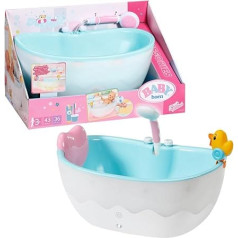 Baby Born Bath 835784 Doll Accessories of 36 and 43 cm with Light/Sound Effects, Includes Cushion and Duck, Battery Operated, for Children from 3 Years