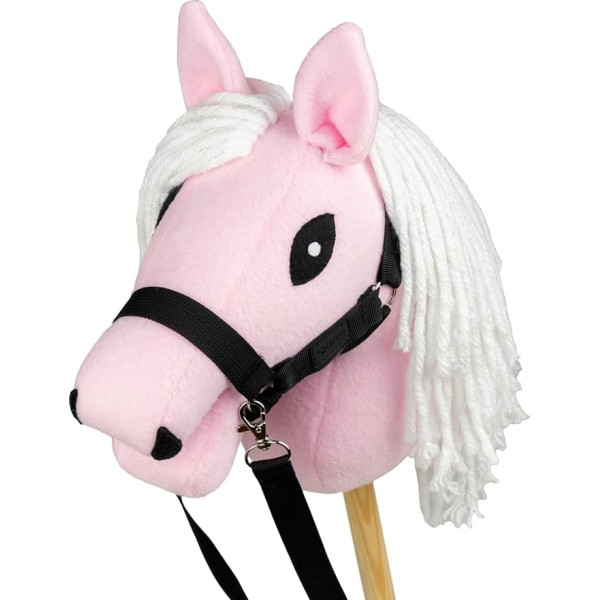 SKIPPI Hobby Horse Pink Headcollar and Reins Set A5 Horse