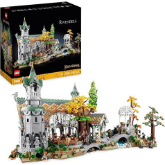 LEGO Icons The Lord of the Rings: Bruchtal - Collectable and Display Set for Adults with 15 Unique Mini Figures Including Gandalf, Legolas, Aragorn & Frodo, Exclusive to Amazon - 10316