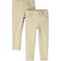 The Children's Place Baby Girls Ponte Jeggings, Pack of Two Jeans